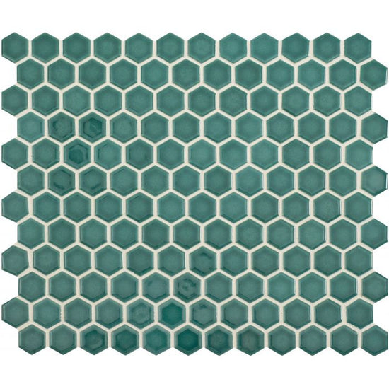 Mini Green Gloss Hexagon