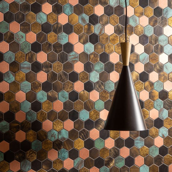 Flidor Mixed Colour Copper Mosaic