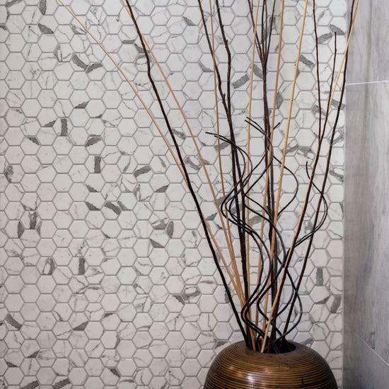 Torcello White Mosaic Recycled Glass