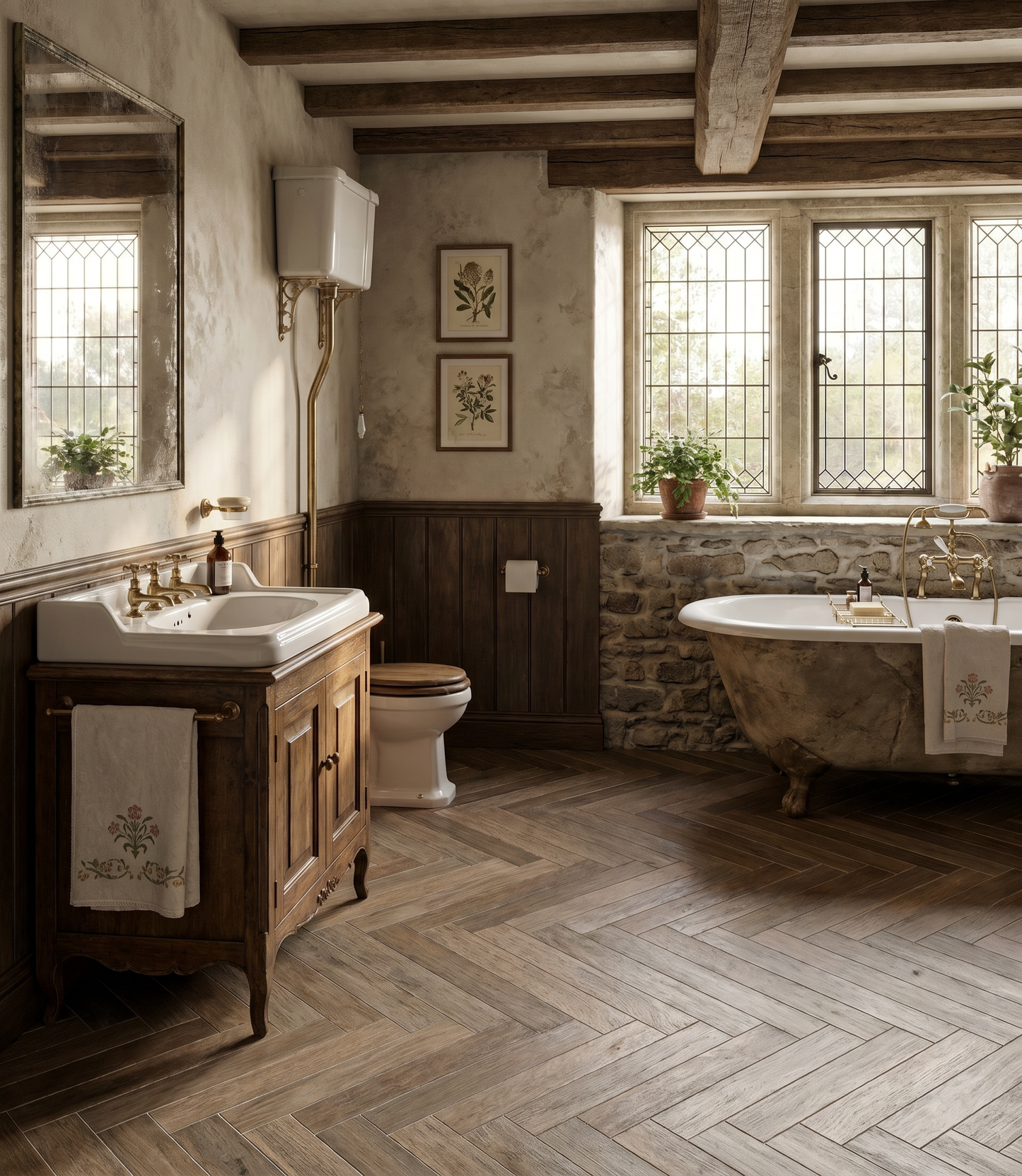 How to add timeless luxury to an unmodernised property