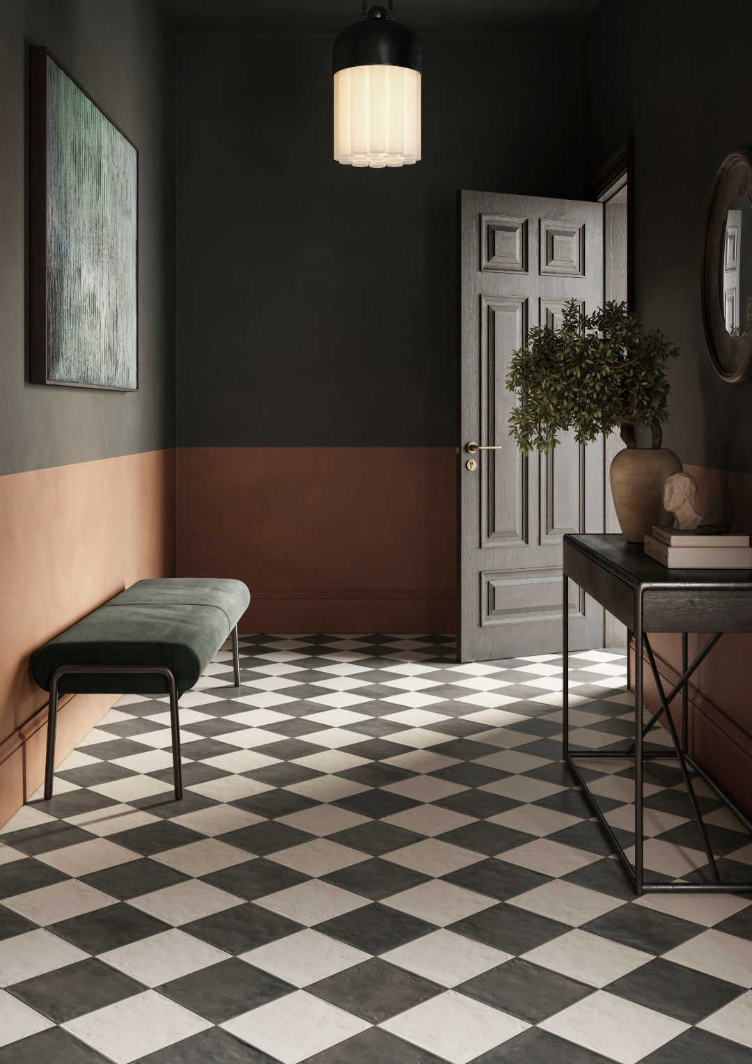Chequerboard Tiles - By European Heritage