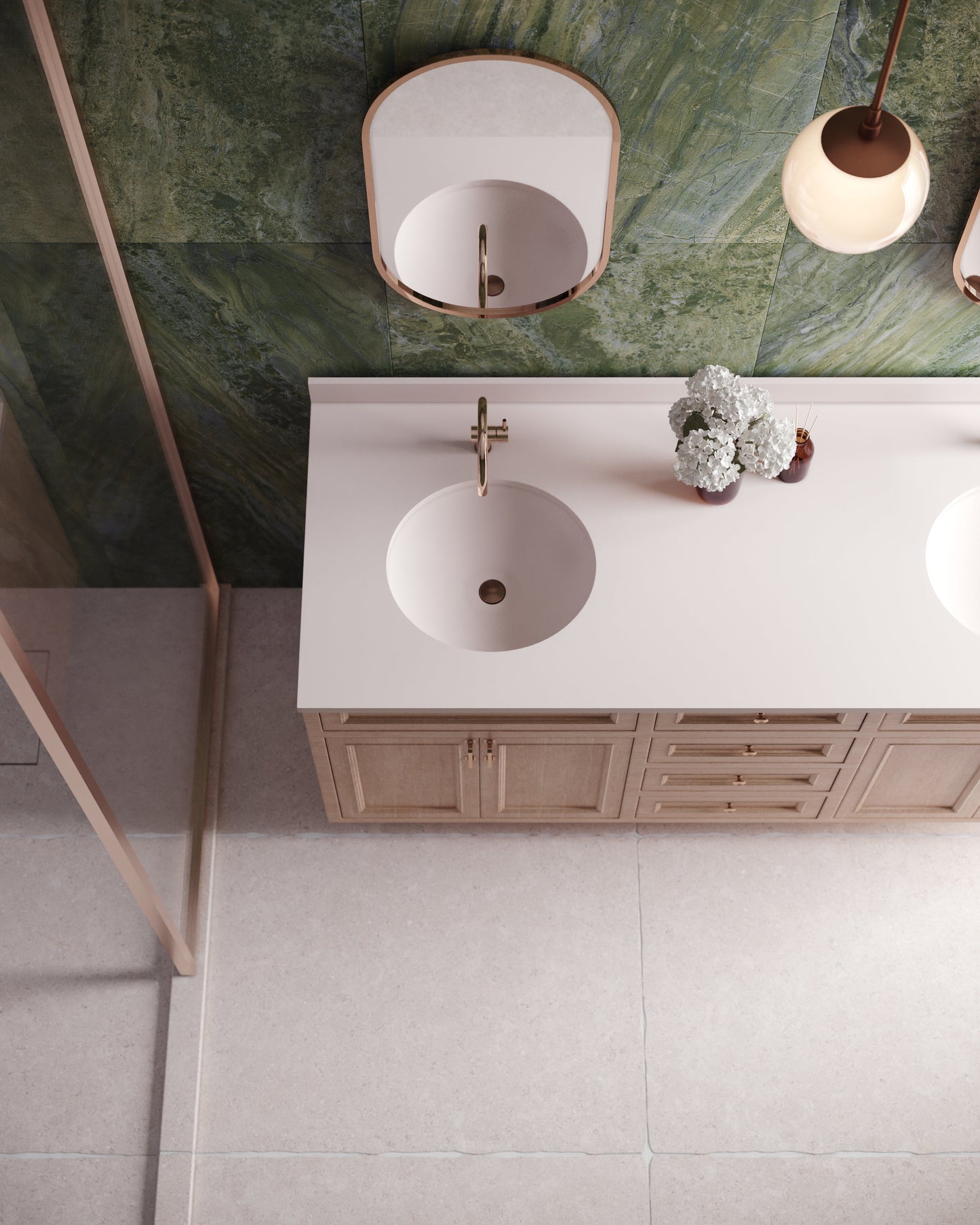 Limestone Effect Bathroom Tiles - By European Heritage