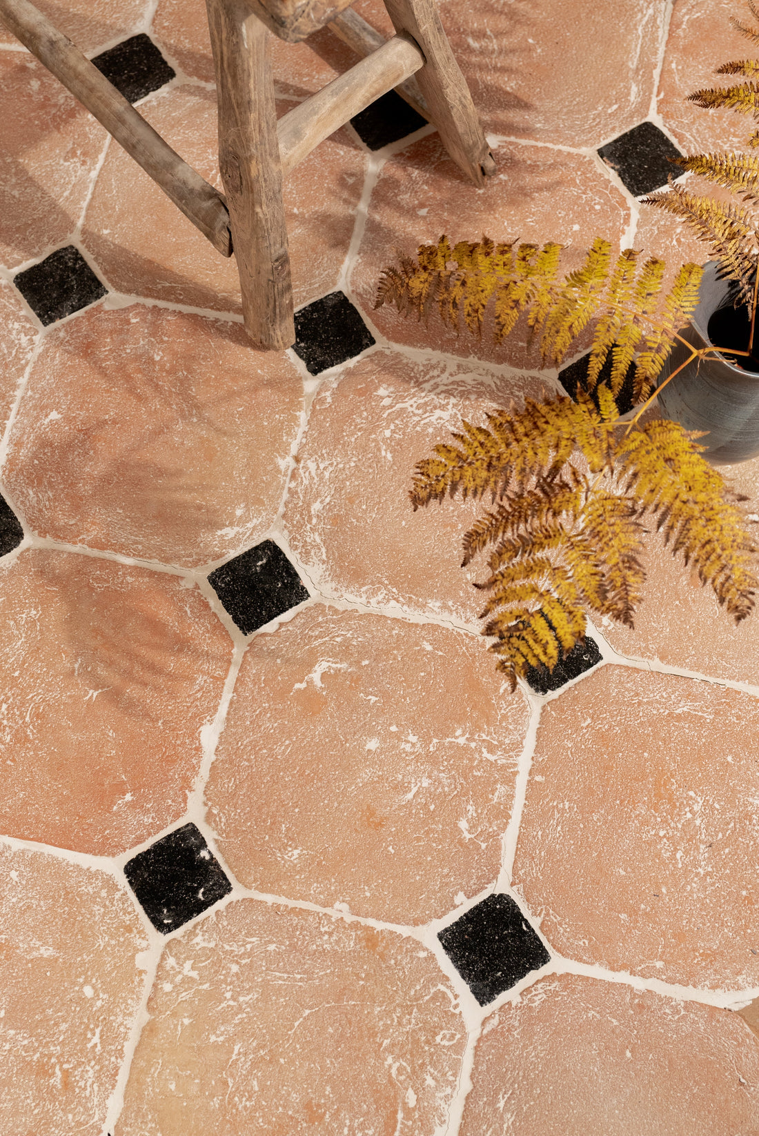 Octagon and Dot Hallway Tiles - By European Heritage