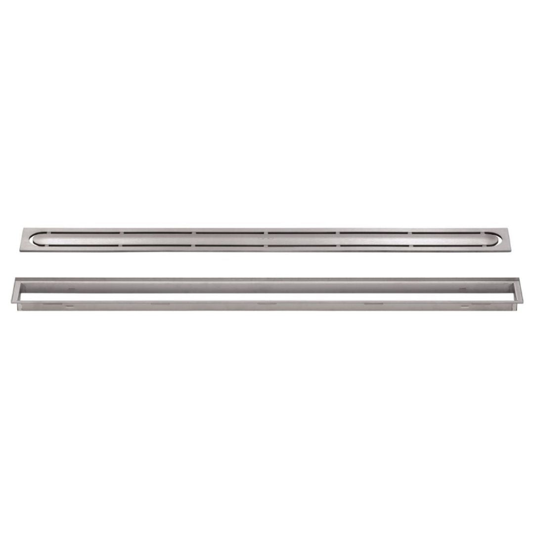 Schluter Kerdi-Line IF-G Pure Design Brushed Stainless Steel Drain and Grate
