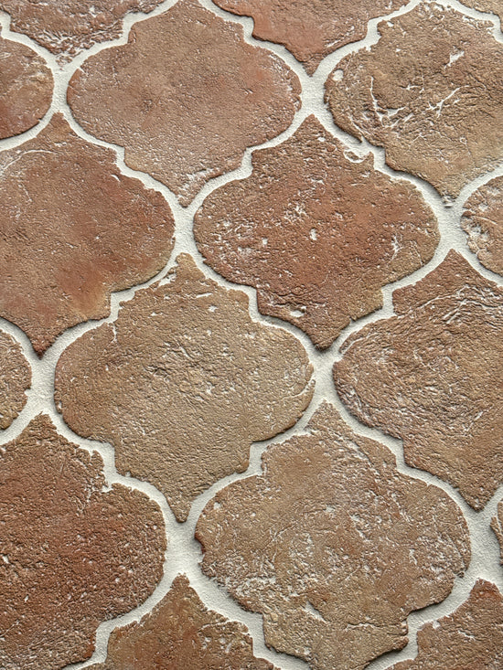 Claybourne Handmade Arabesque Terracotta