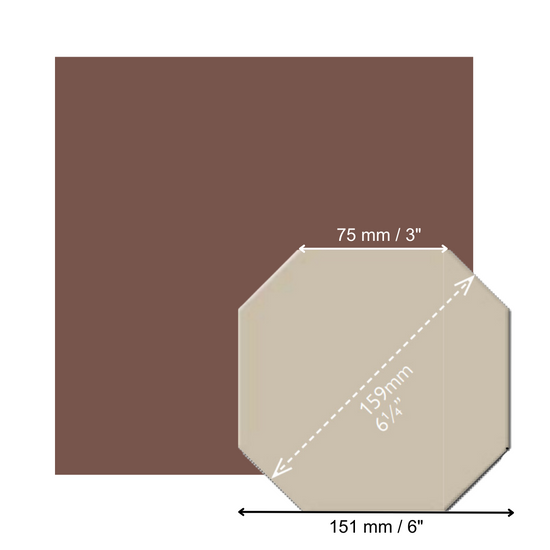 Load image into Gallery viewer, Octagons (Large) - Brown
