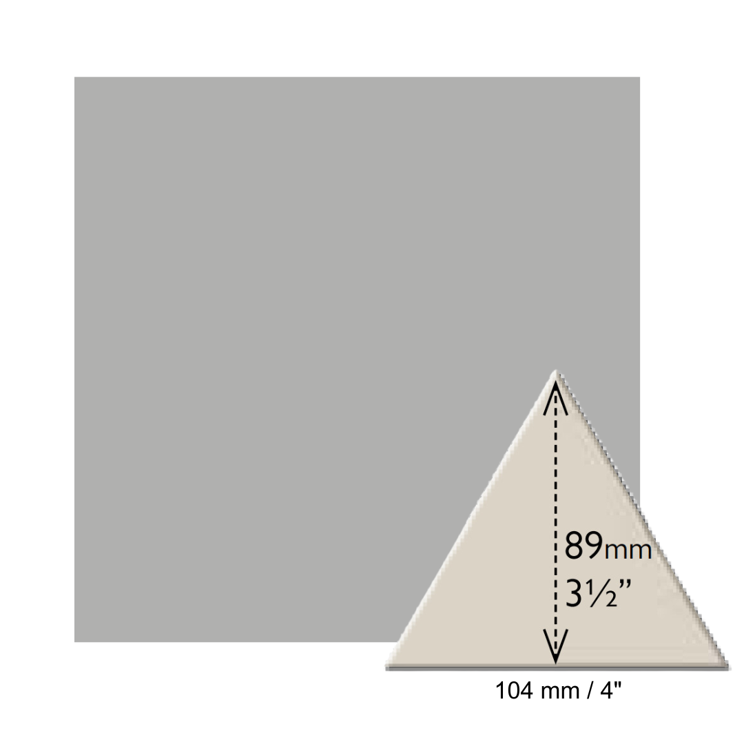 Equilateral Triangles - Grey