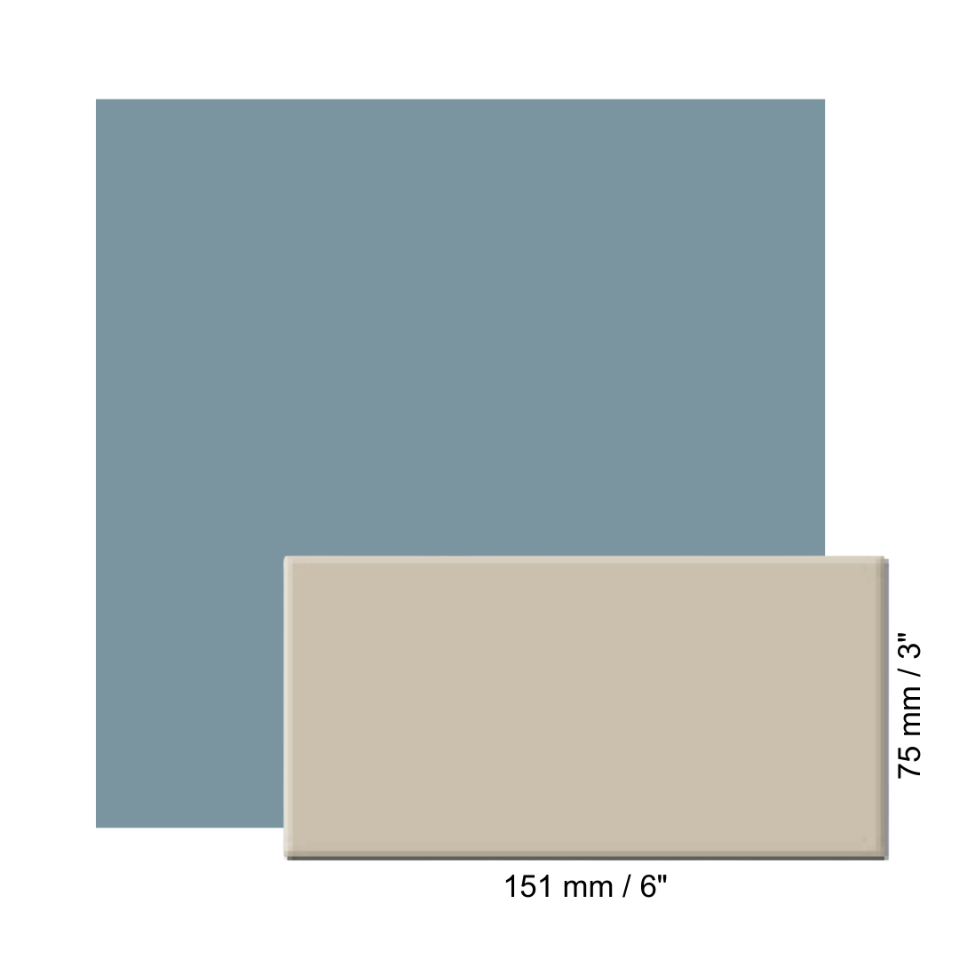 Rectangular Powder Blue Tile Rectangles - Blue - Blue Rectangle Effect Matt Quarry Tiles Tile ...