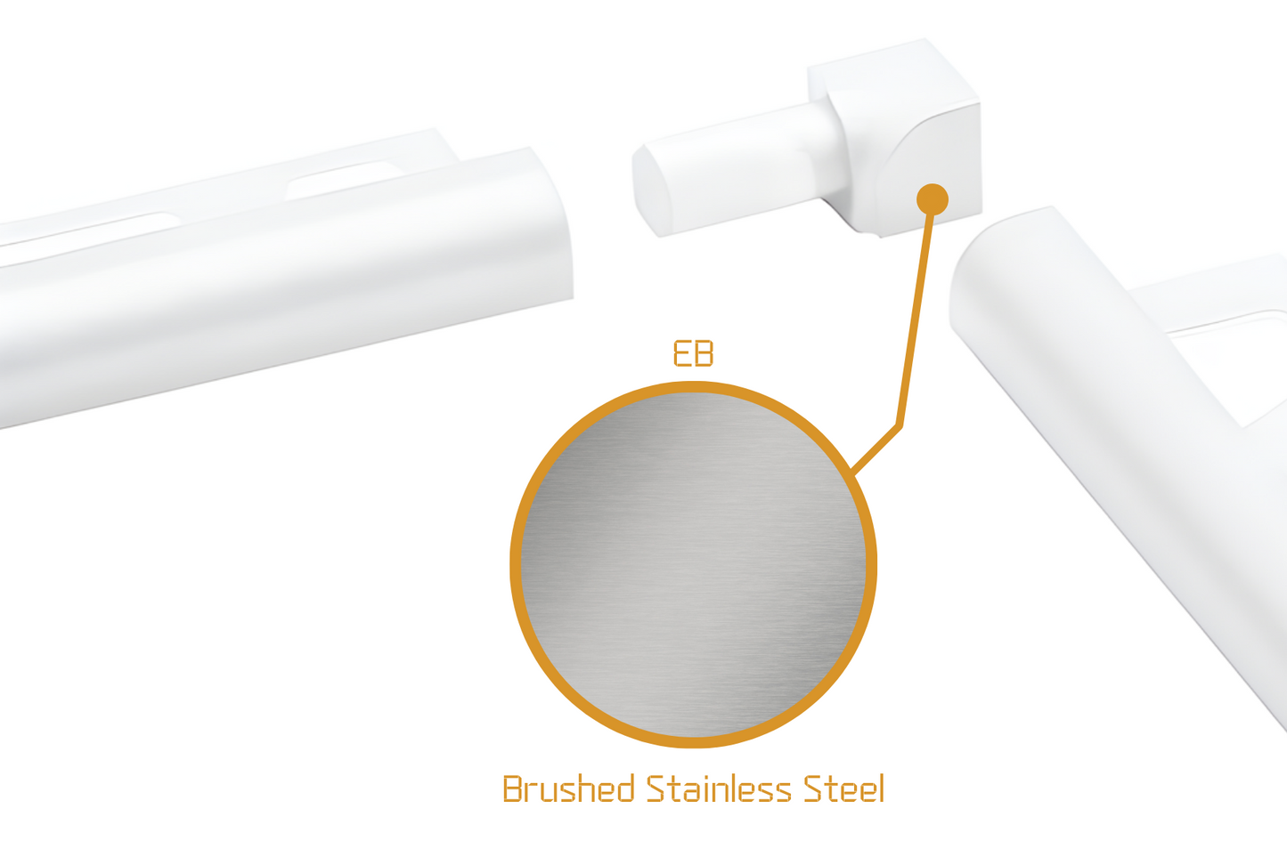 Schluter Rondec RO - Internal Corner Stainless Steel