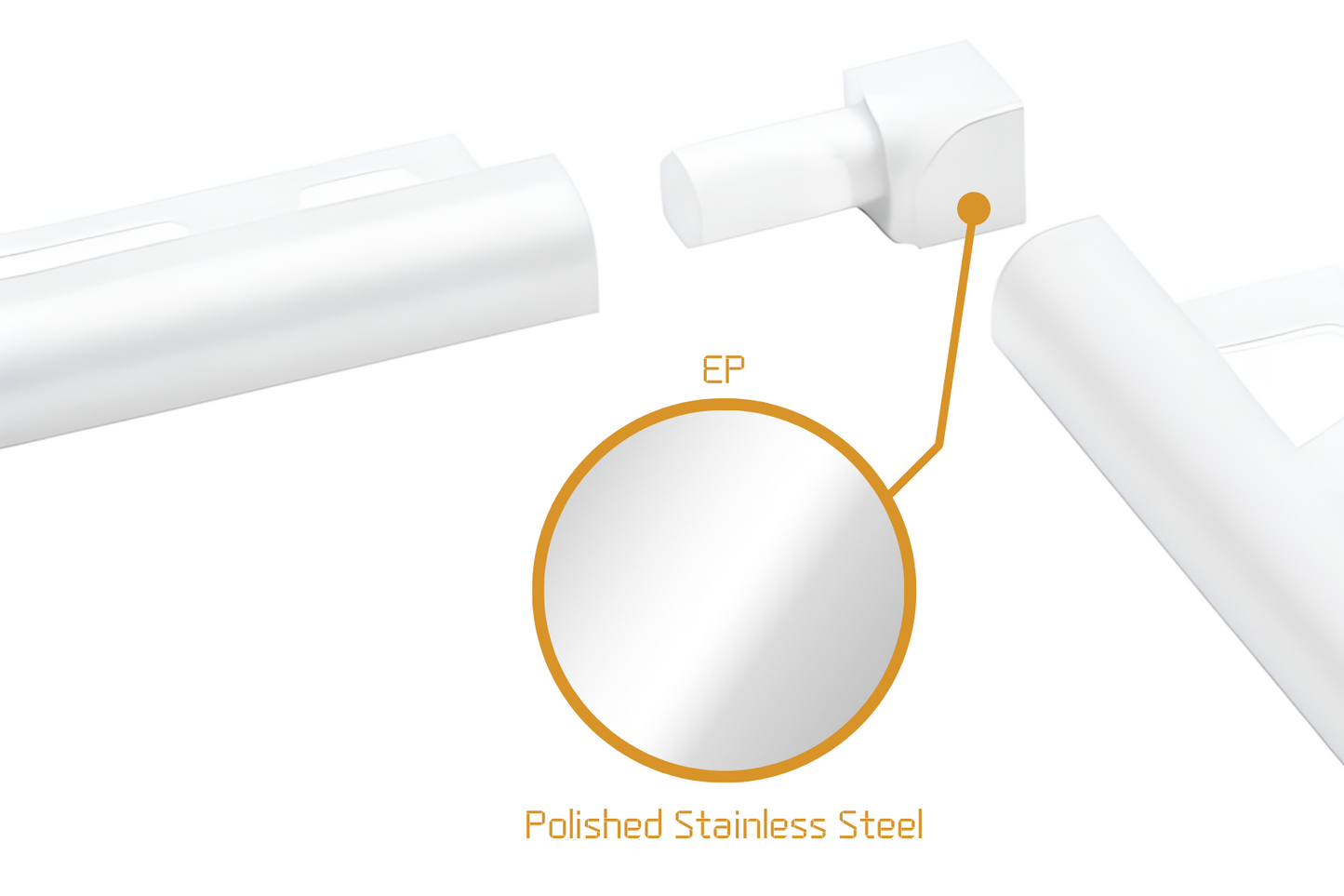 Schluter Rondec RO - Internal Corner Stainless Steel