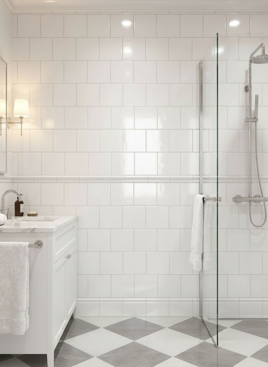 Belgravia Bright White Gloss Field Tile