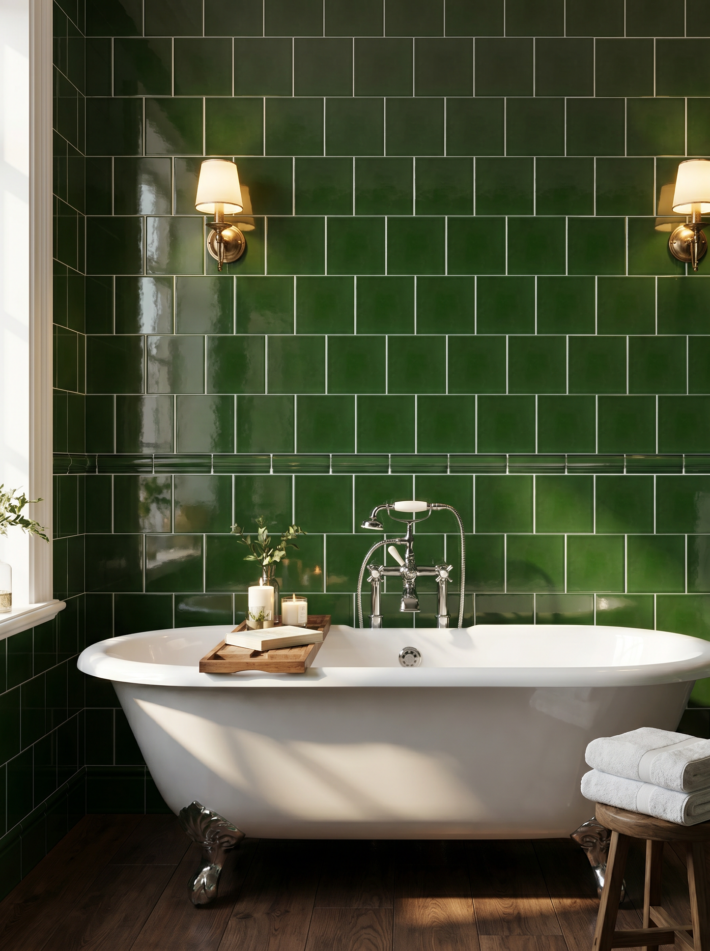 Belgravia Victorian Green Gloss Field Tile