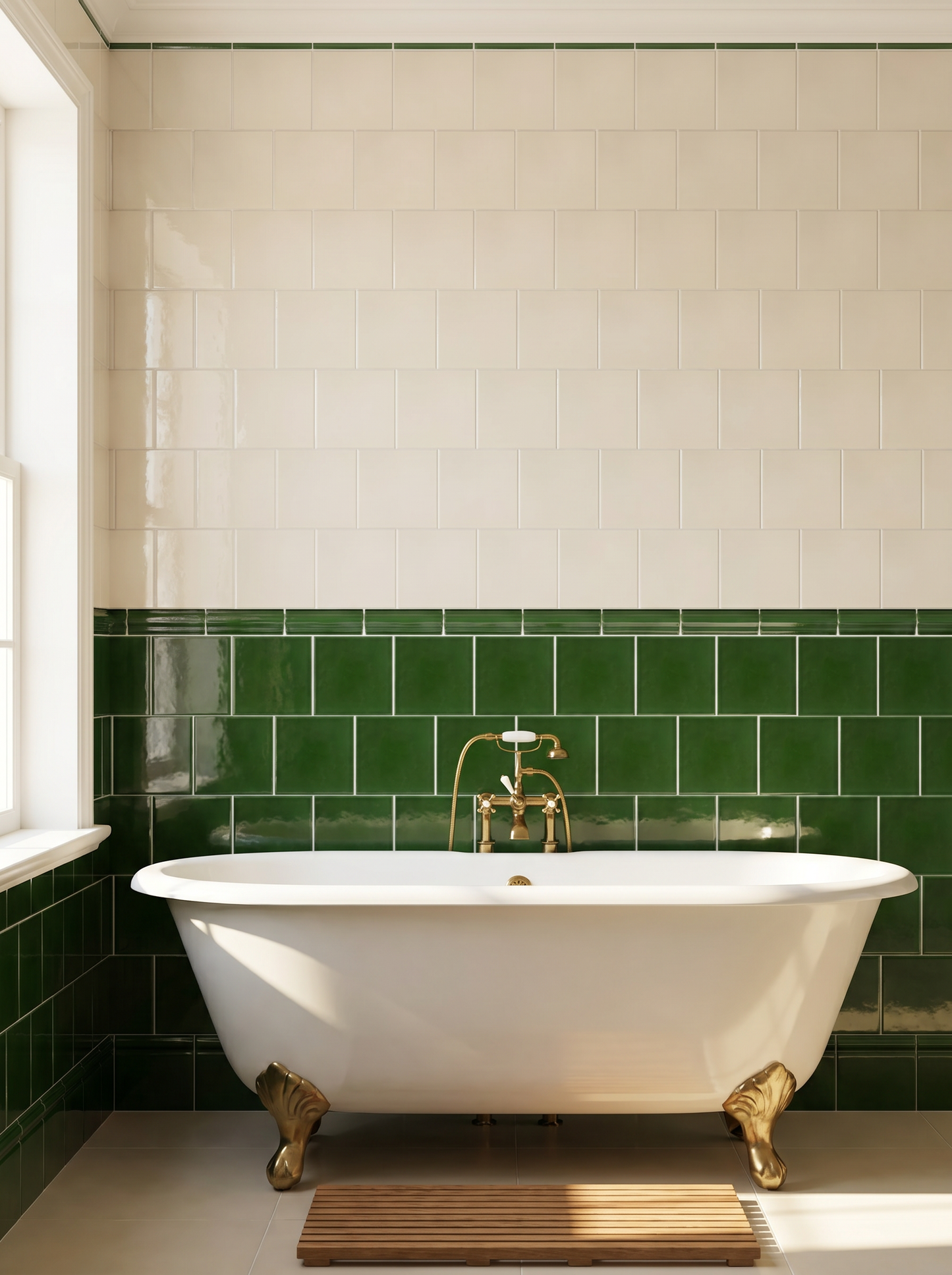 Belgravia Victorian Green Gloss Field Tile