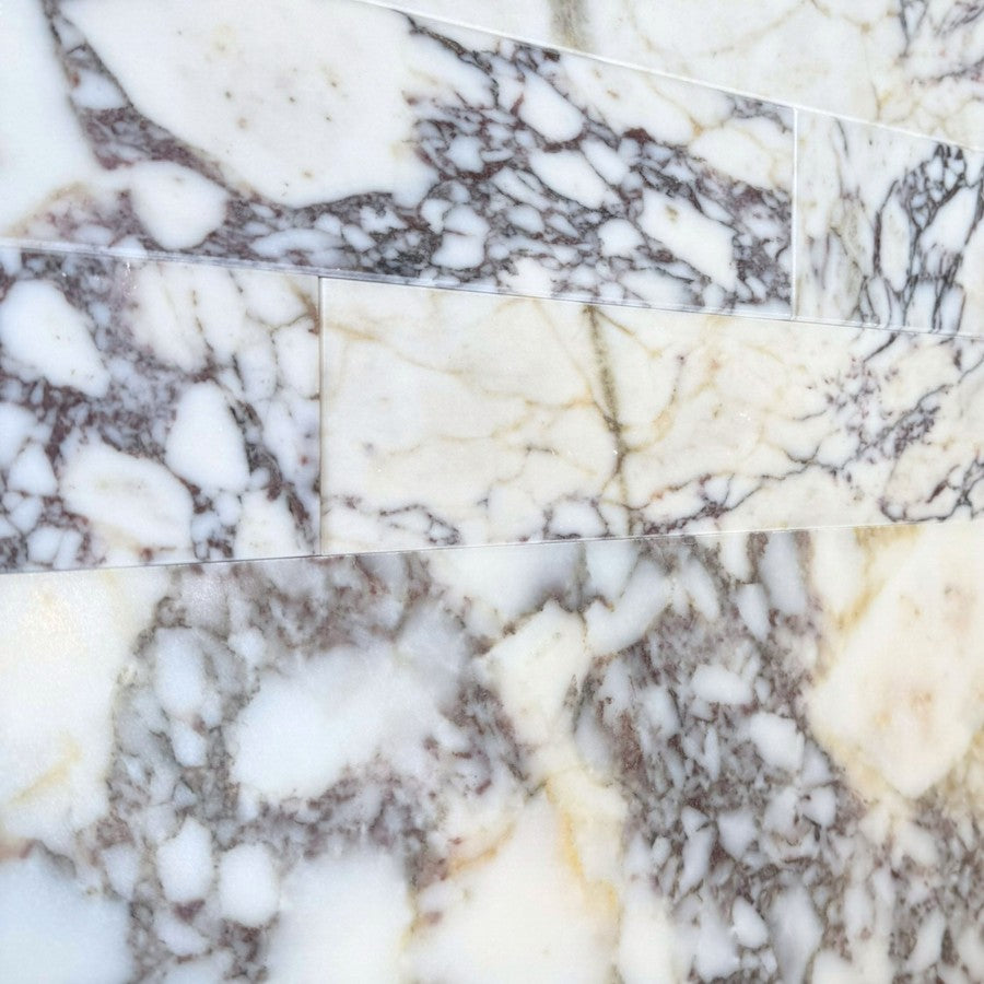 Calacatta Viola Marble Honed Tile