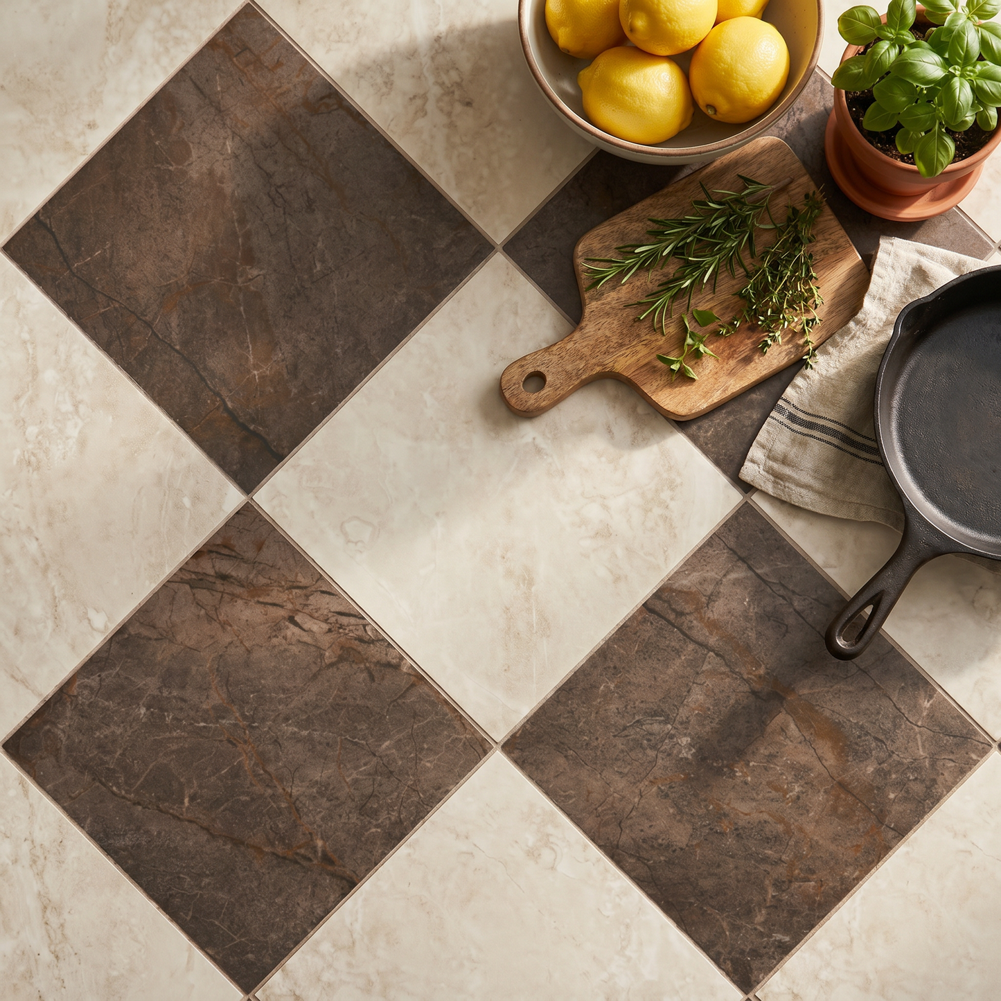 Capri Ivory Brushed Square Porcelain