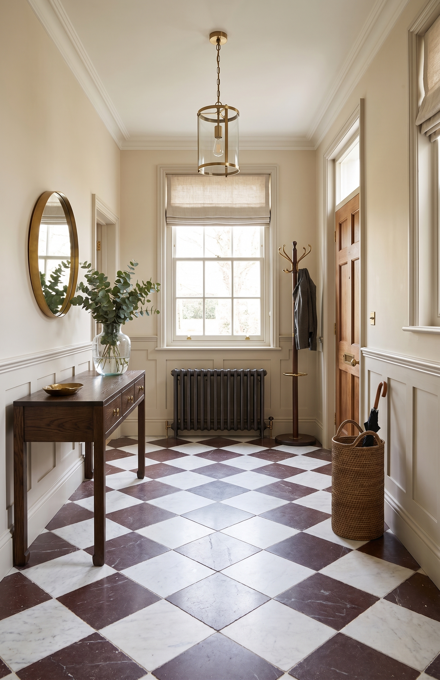 Claret Marble Tumbled Square
