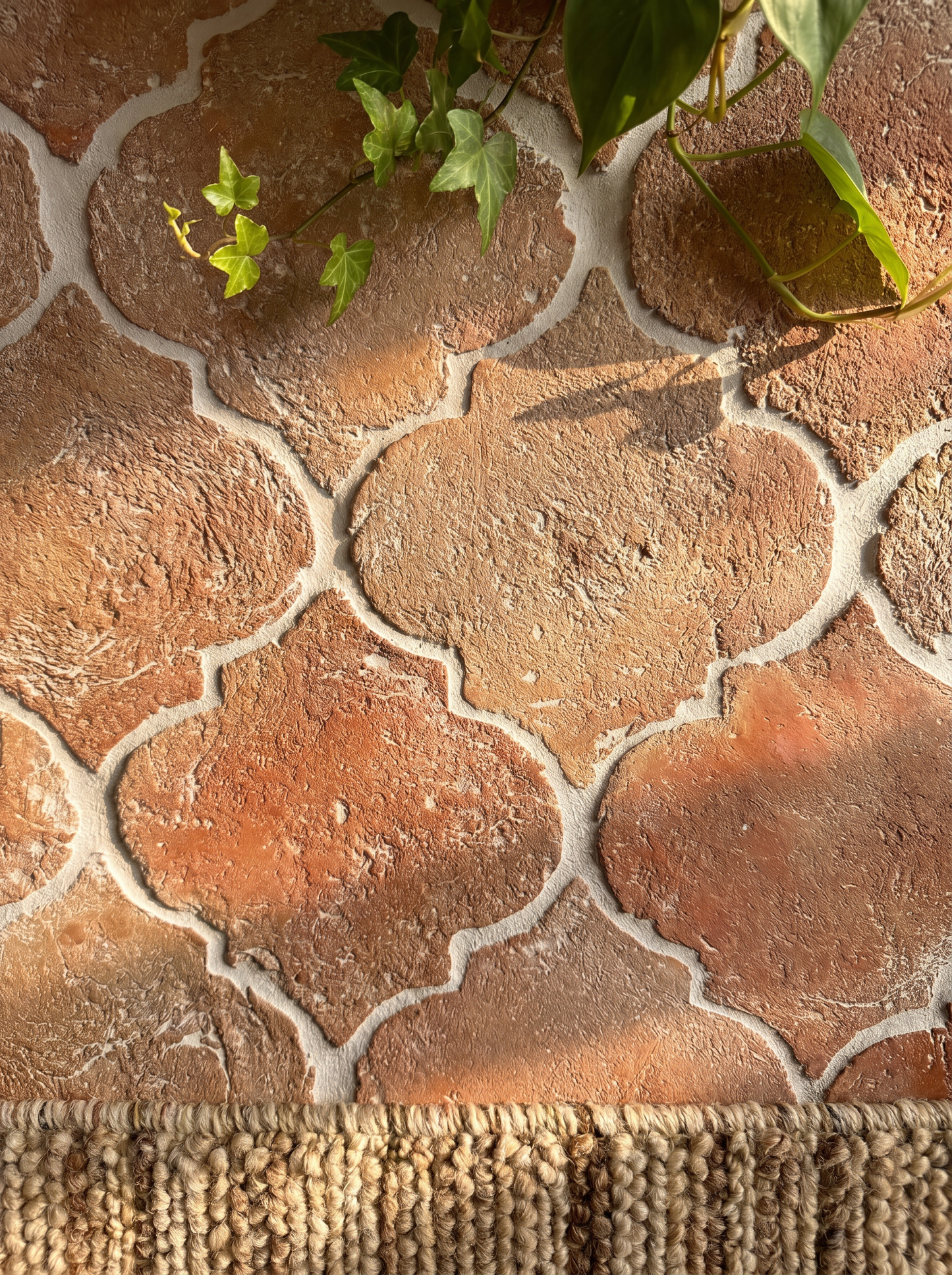 Claybourne Handmade Arabesque Terracotta