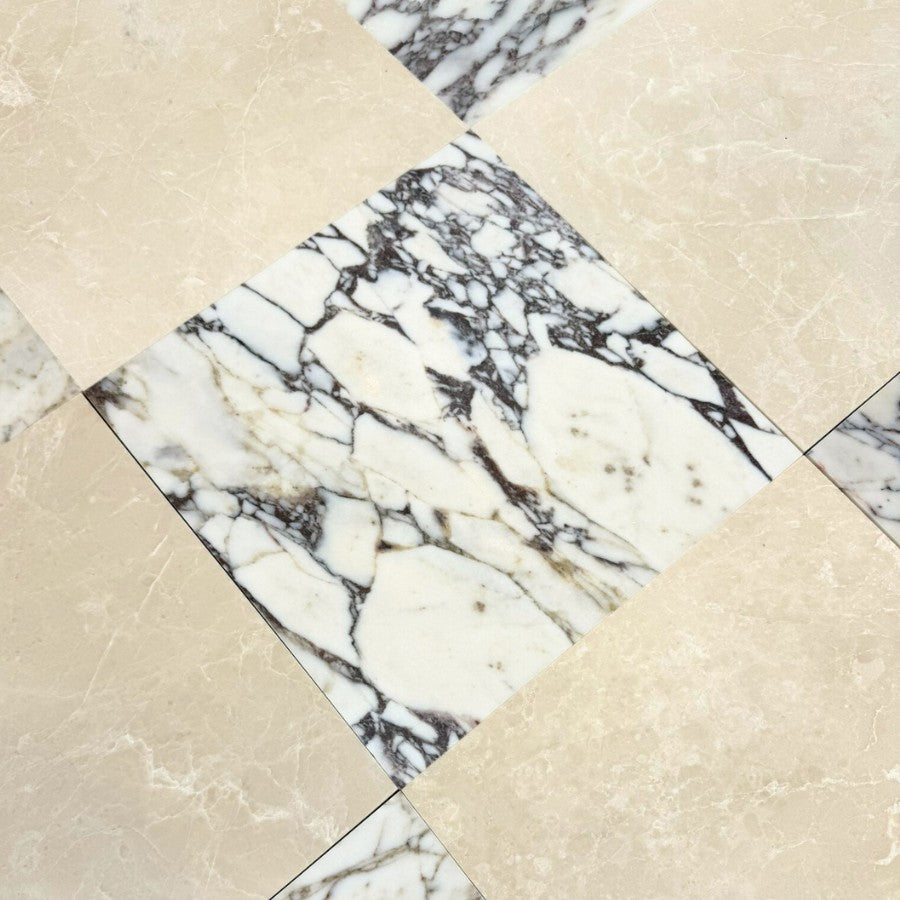 Calacatta Viola Marble Honed Square