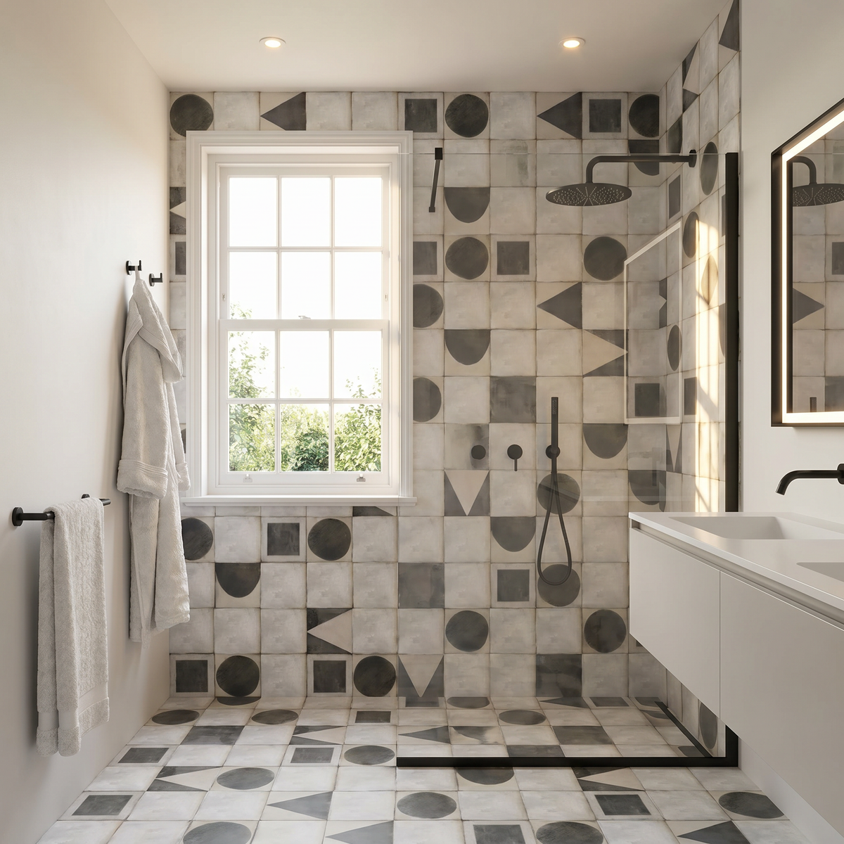 Geometrica Abstract Pattern Tile – European Heritage