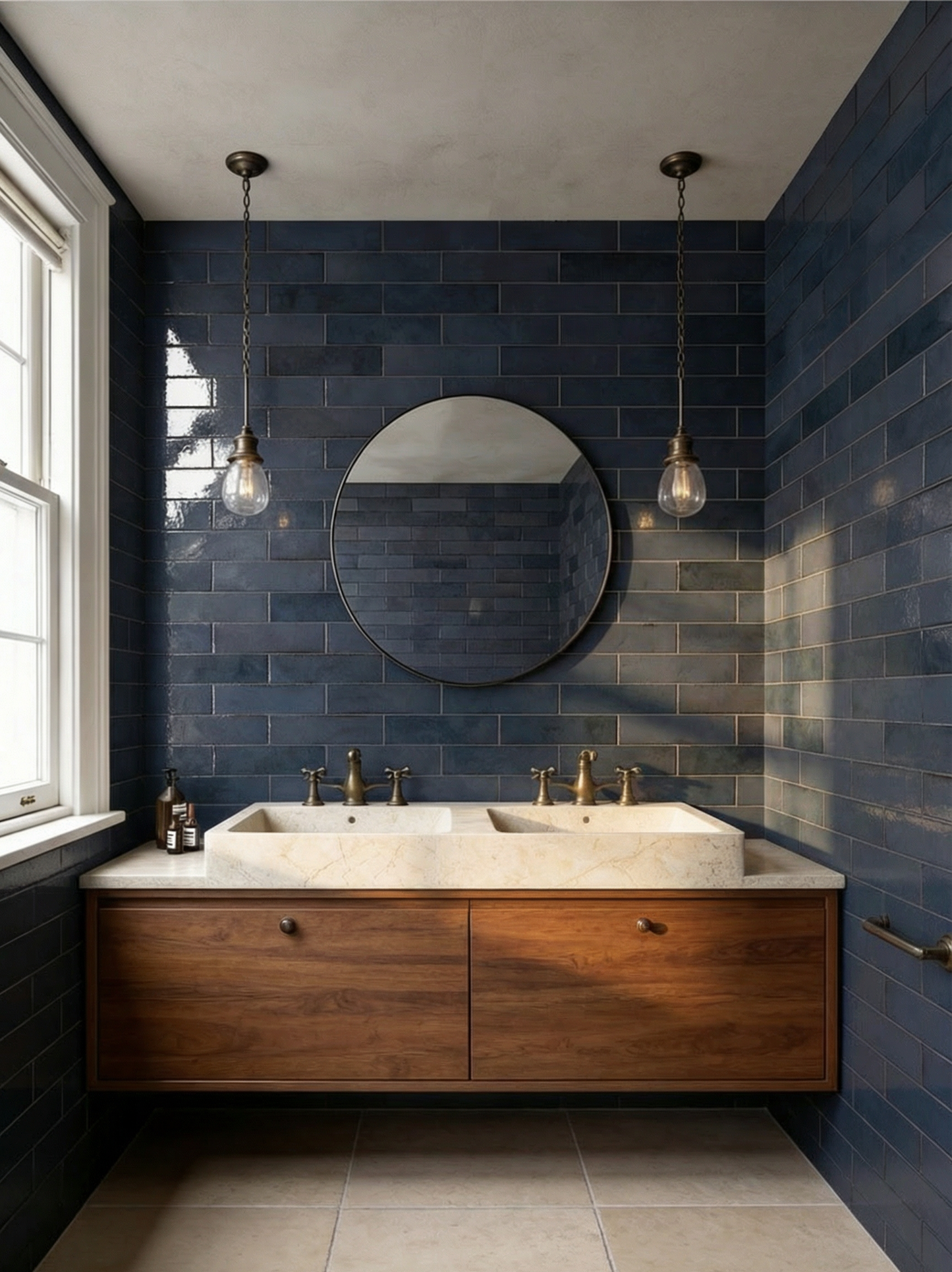 Holborn Brick Indigo