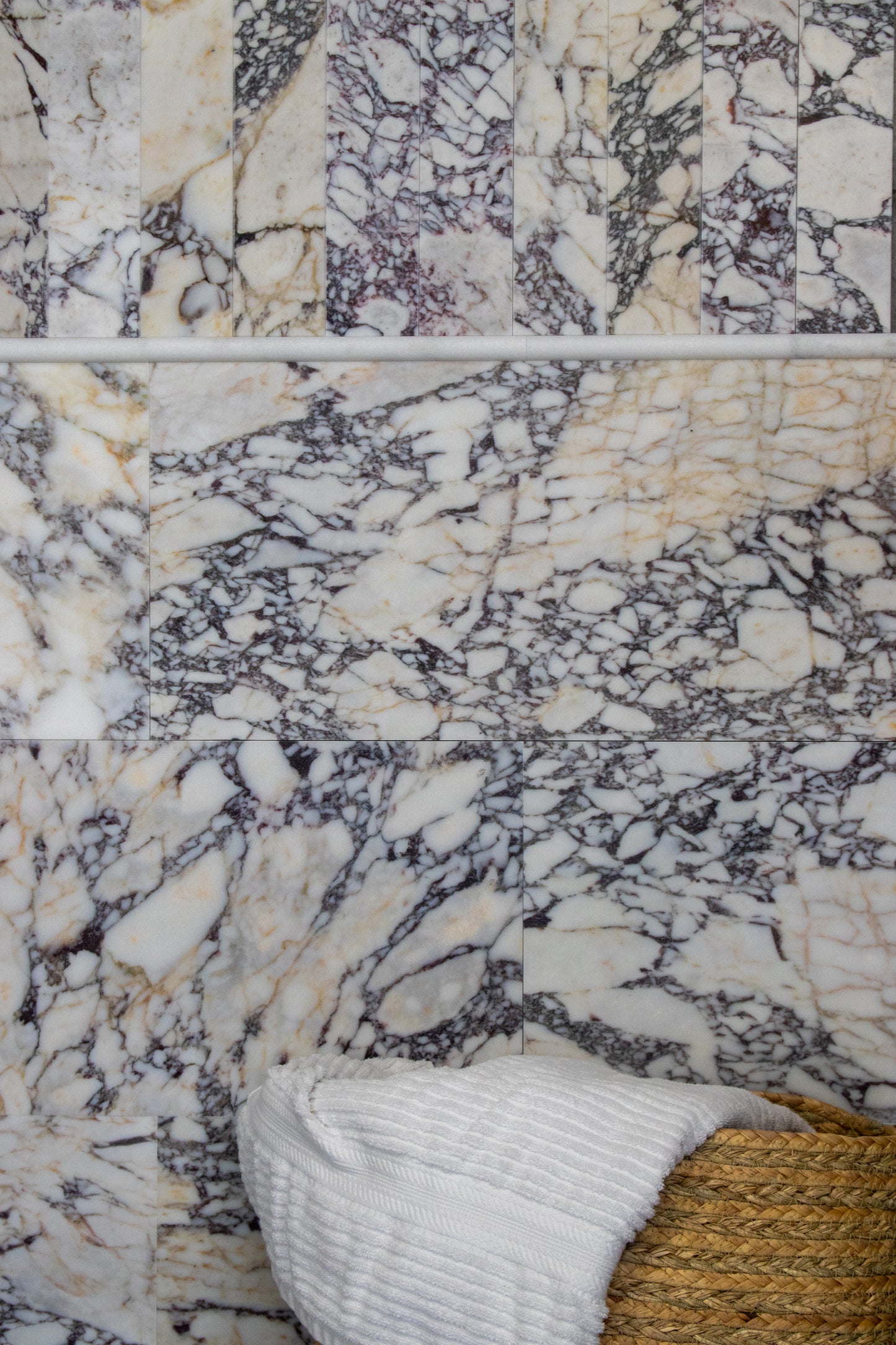 Calacatta Viola Marble Honed Tile