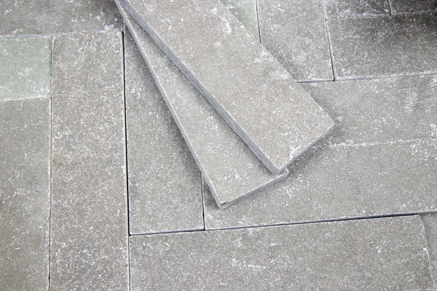 Elkstone Grey Tumbled Herringbone