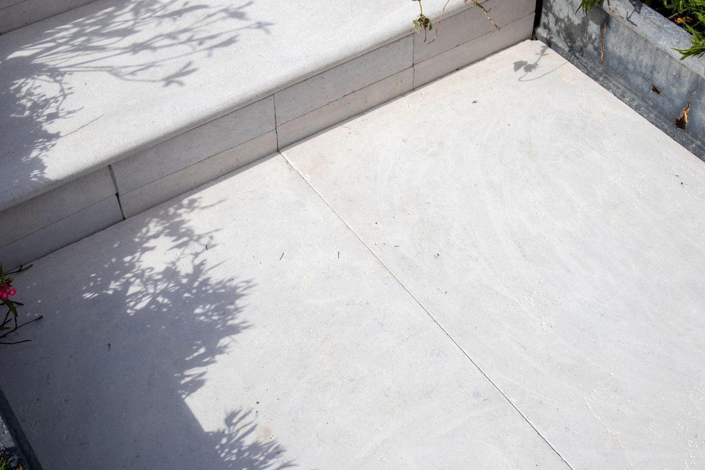 Selborne Limestone Bullnose Step Weathered Finish with Rain Drip