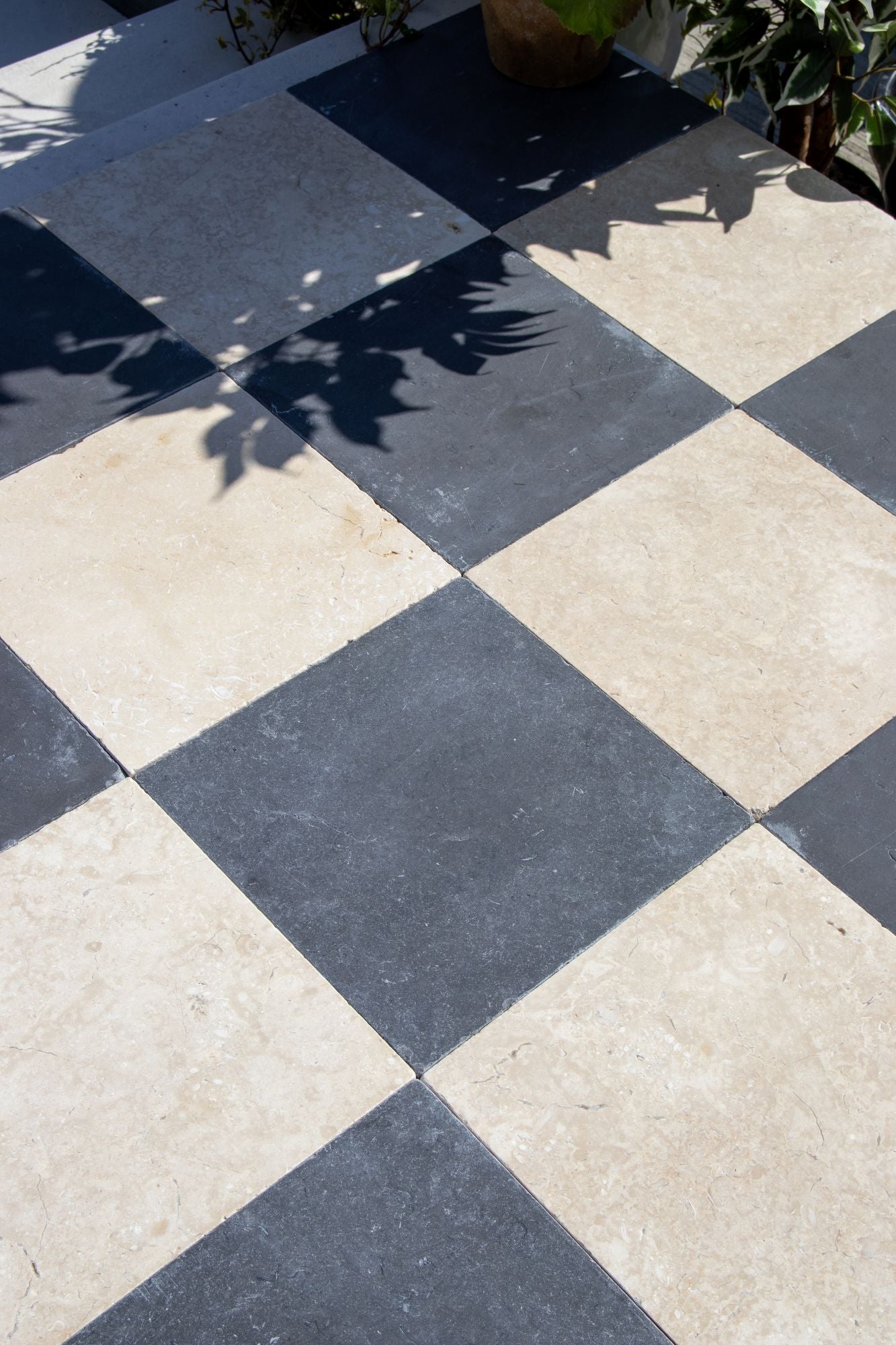 Elsham Limestone Tumbled Finish Square