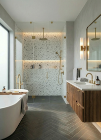 Kuro Black Herringbone