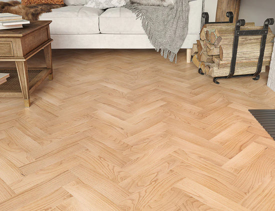 Oak Parquet Natural Smooth UV Lacquered Select (10/3)