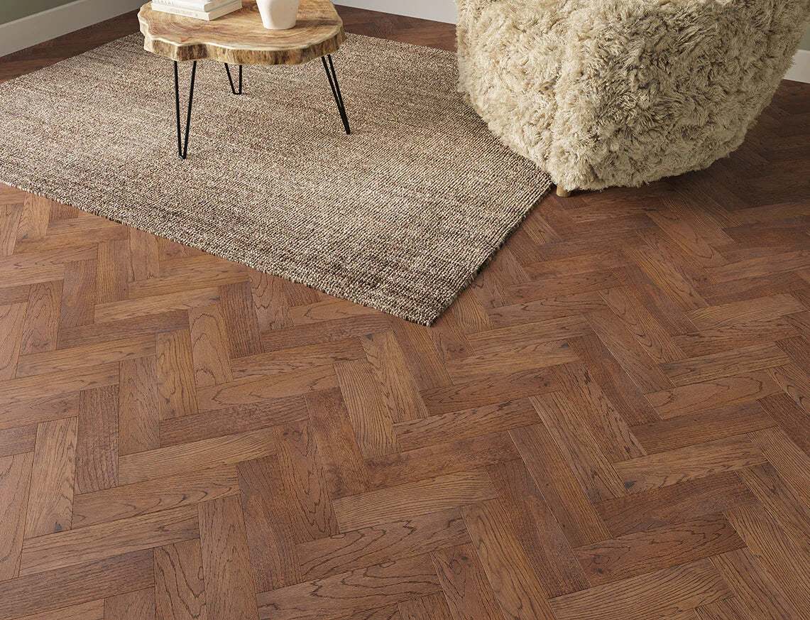 Oak Parquet Antique Brushed Lacquered Select (10/3)