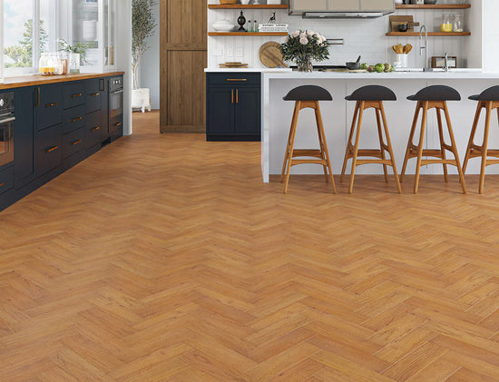 Oak Parquet Golden Brushed UV Oiled Select (10/3)