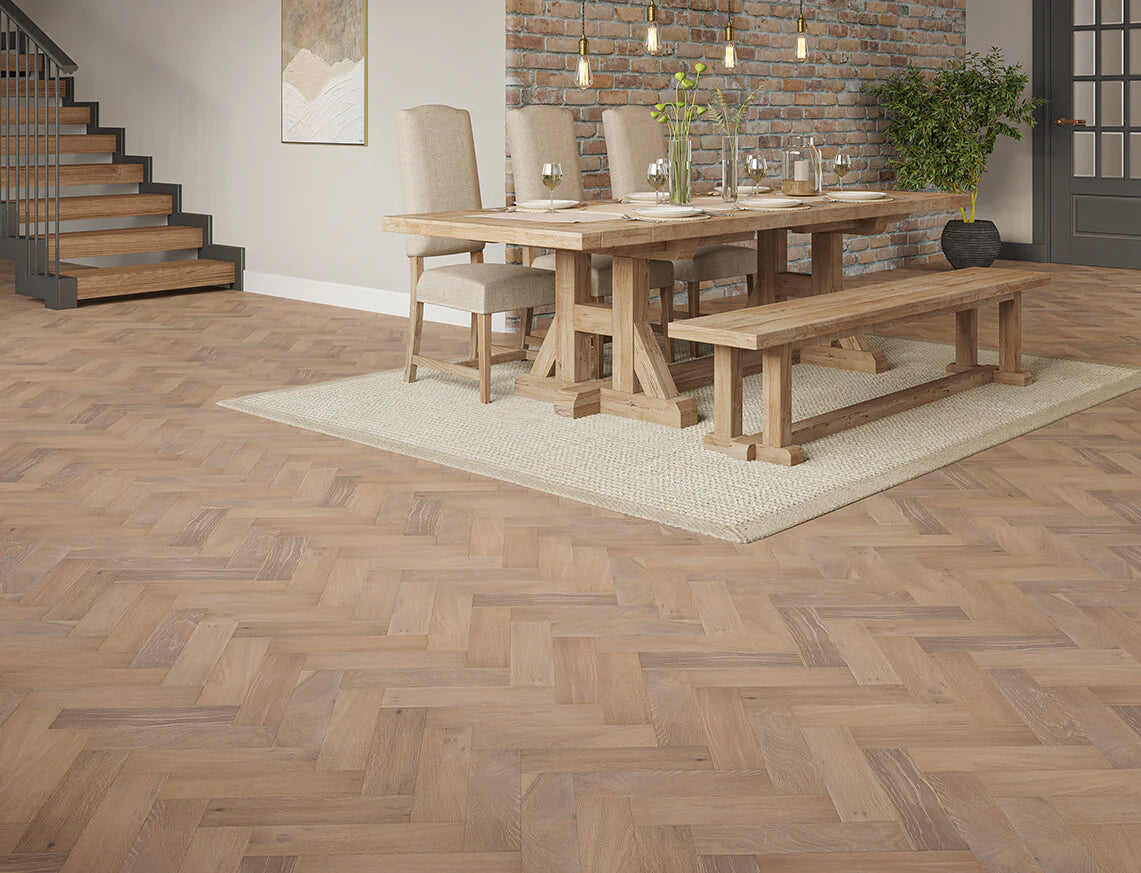 Oak Parquet Grey Smoked Brushed Lacquered Select (10/3)