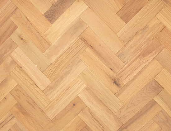 Oak Parquet Natural Brushed UV Oiled Select (10/3)
