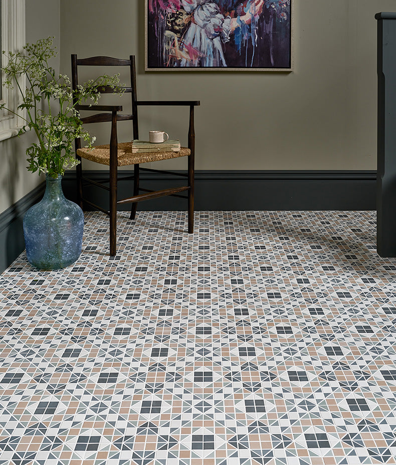 Pavilion Porcelain Marine Blue by Ca'Pietra - Beige Decorative and ...