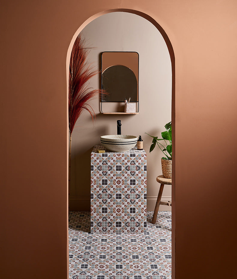 Pavilion Porcelain Russet Red by Ca'Pietra - Beige Decorative and ...