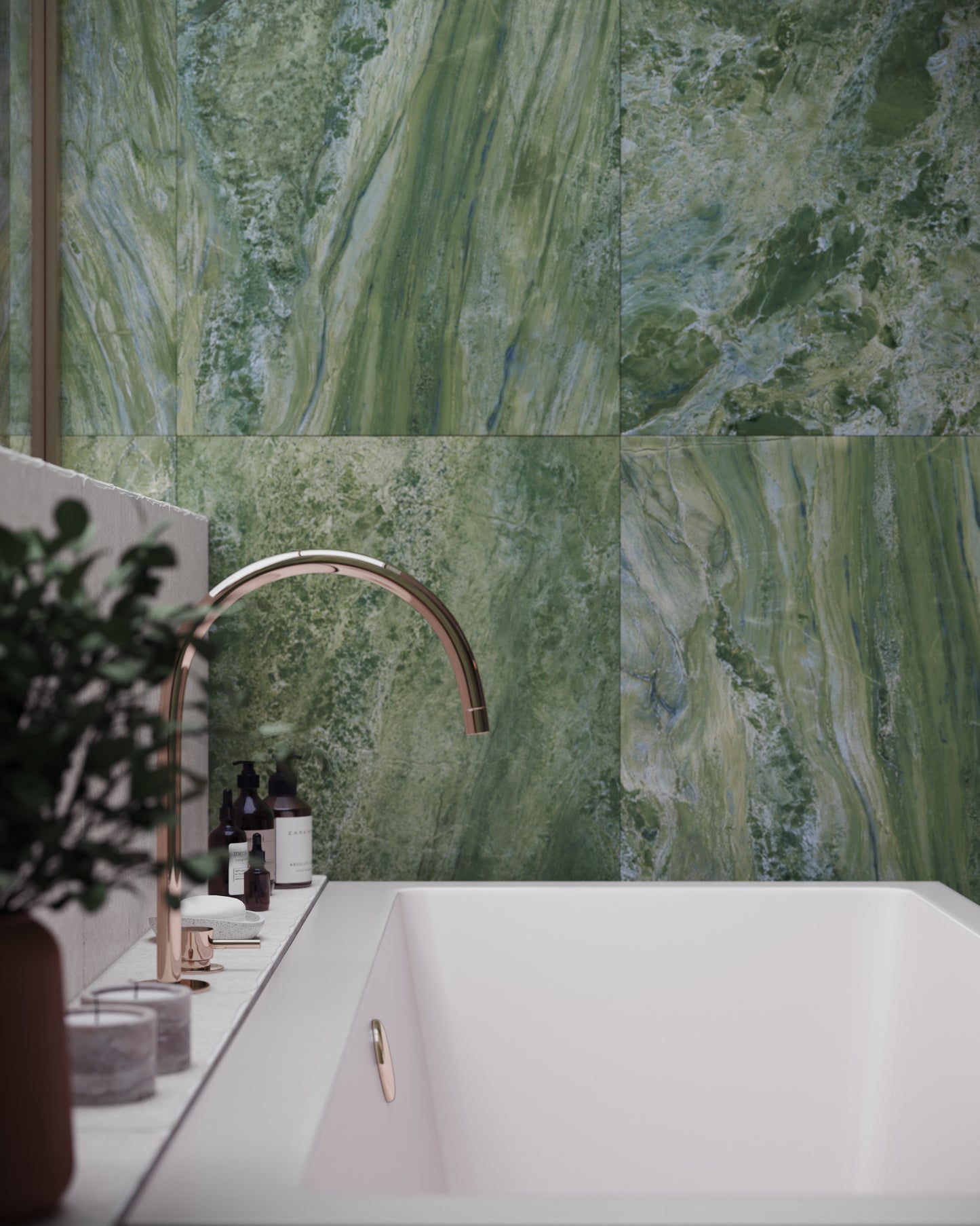 Crystal Vein Green Natural