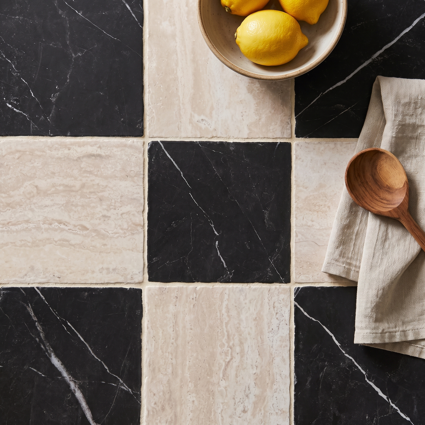 Ravello Travertine Tumbled Matt Square Porcelain