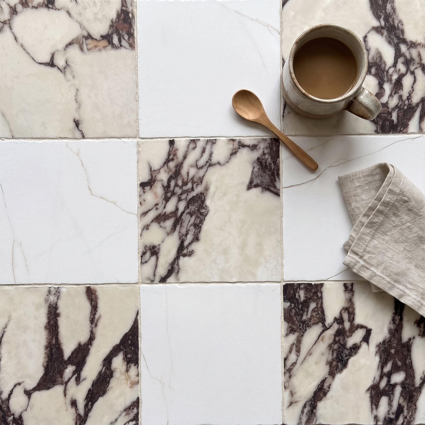 Ravello Viola Tumbled Matt Square Porcelain