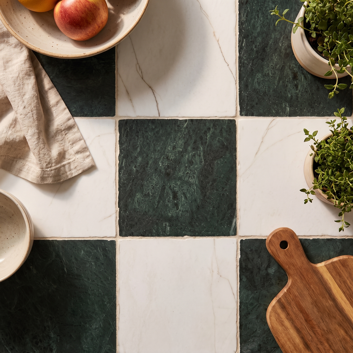 Ravello White Tumbled Matt Square Porcelain