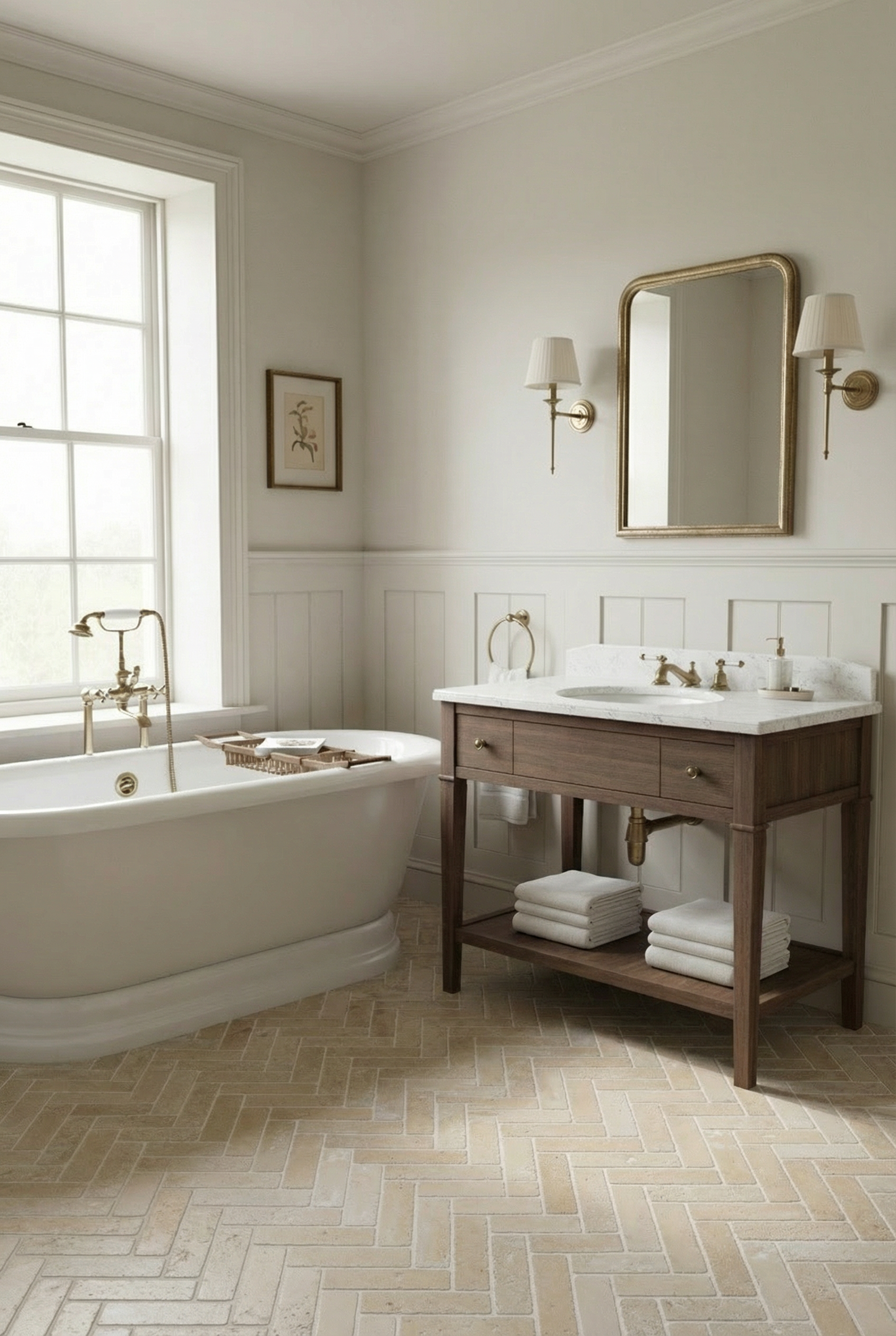 Selborne Limestone Tumbled Finish Brick