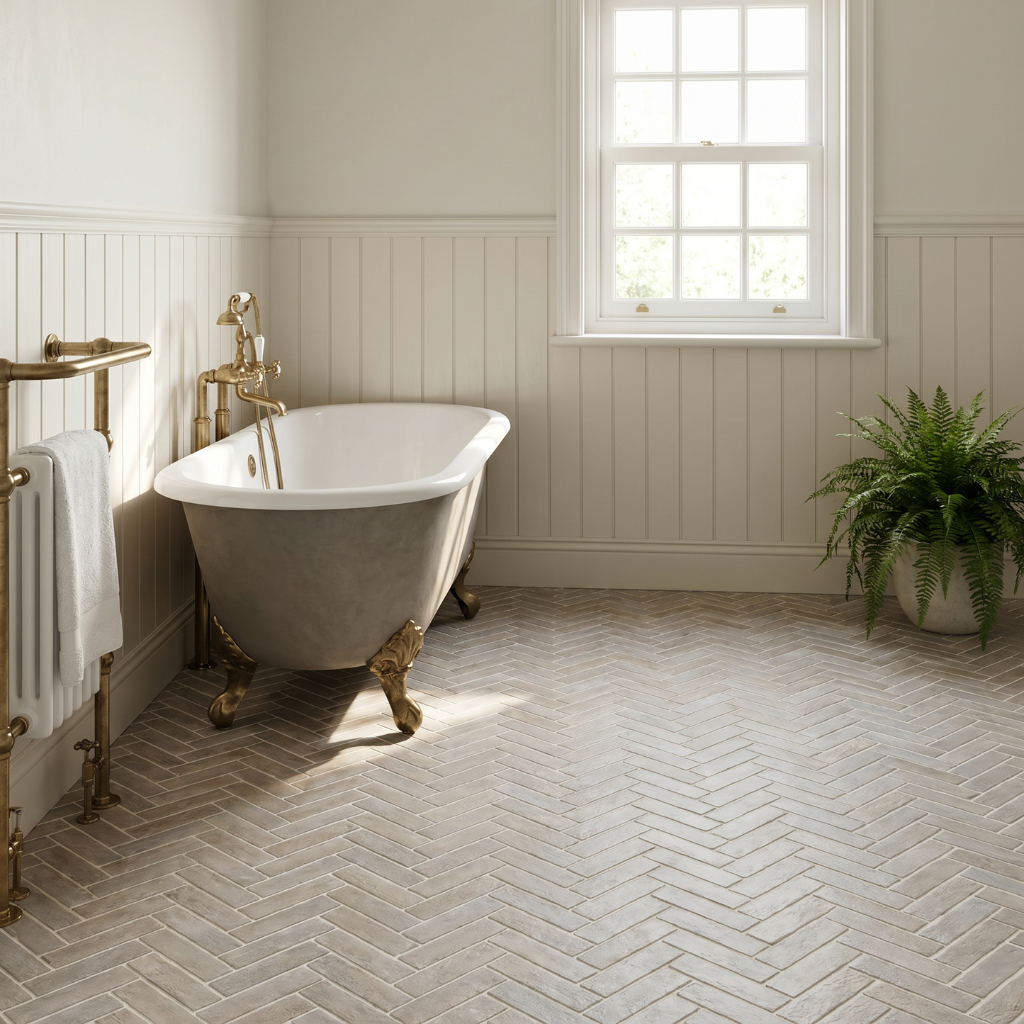 Selborne Weathered Porcelain Parquet