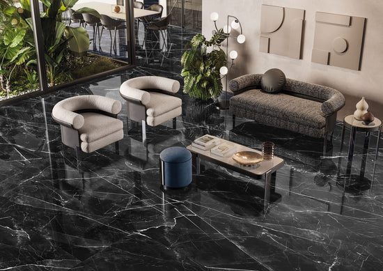 Marmi Calacatta Black (Full Lappato)