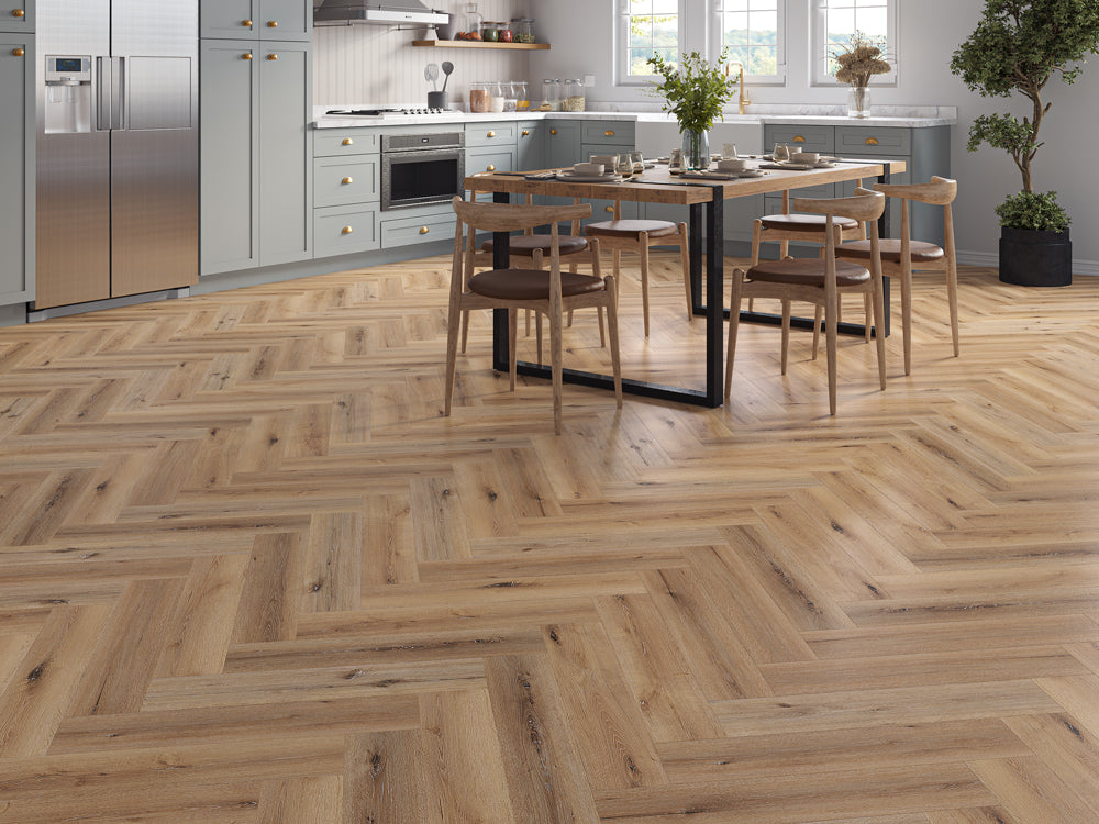 Kendal Grey Honey Oak Herringbone 5/0.5mm Click SPC