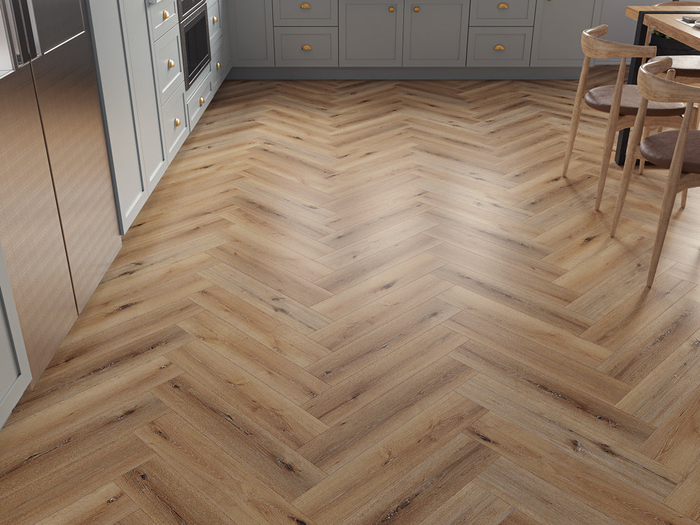 Kendal Grey Honey Oak Herringbone 5/0.5mm Click SPC