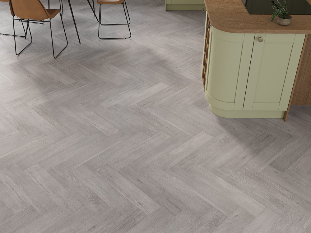 Kendal Grey Oak Herringbone 5/0.5mm Click SPC