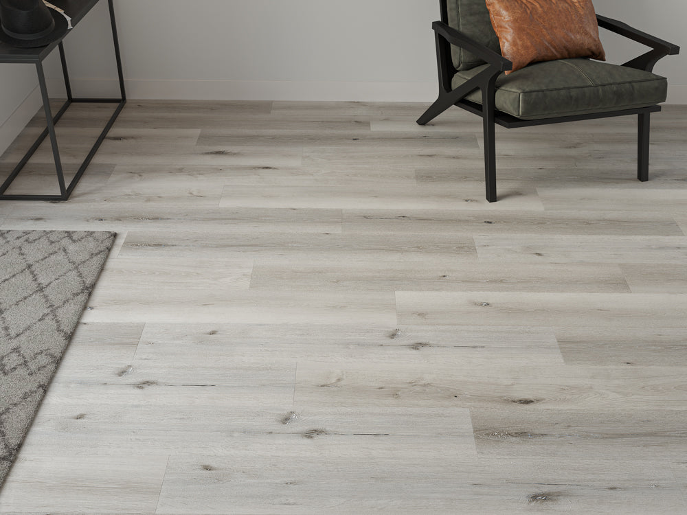 Benmore Antique Light Grey Oak Plank 6.5/0.5mm Click SPC