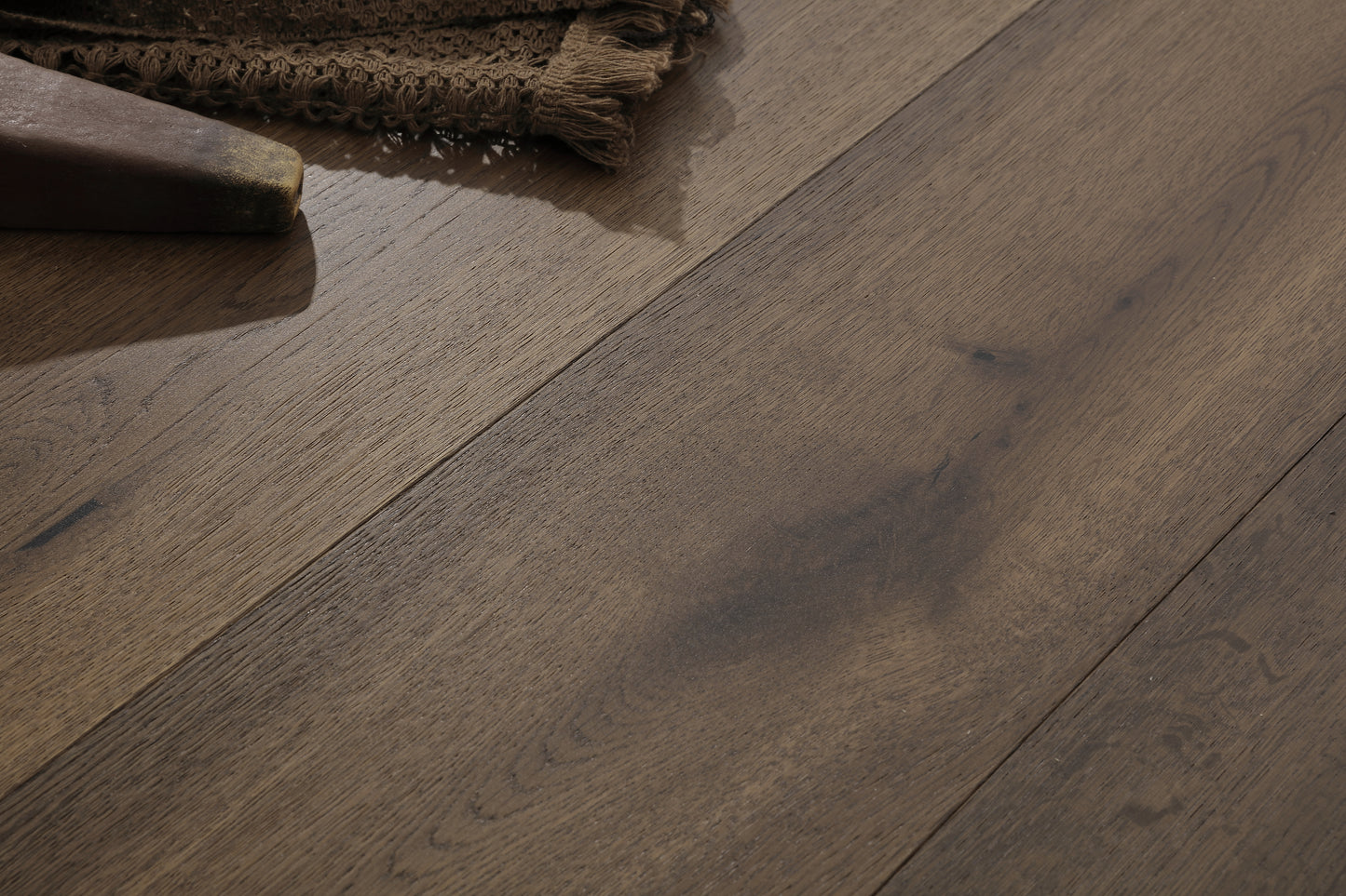 Oak Dark Smoked Matt Lacquered Rustic Click 15/4