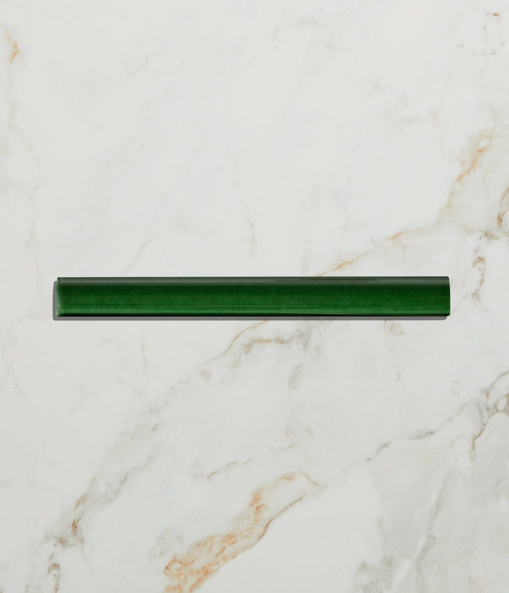 Architectural Mouldings Bead Ceramic Olive Green