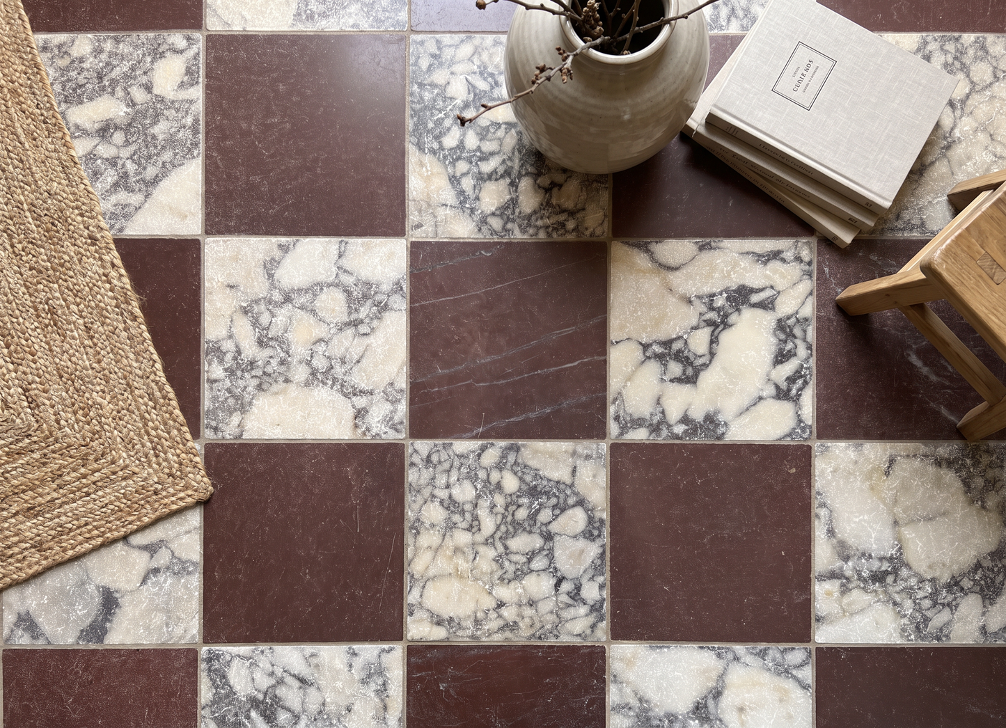 Calacatta Viola Marble Tumbled